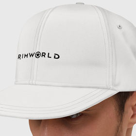 Кепка снепбек с прямым козырьком с принтом Rimworld логотип игры , хлопок 100% |  | 