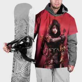 Накидка на куртку 3D с принтом Lost Ark   woman assassin в Тюмени, 100% полиэстер |  | 