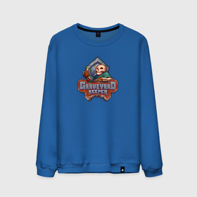 Мужской свитшот хлопок с принтом Graveyard Keeper логотип игры в городе Новоалтайск, 100% хлопок |  | Тематика изображения на принте: 