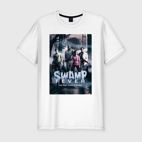 Мужская футболка хлопок Slim с принтом Left 4 Dead Swamp Fever , 92% хлопок, 8% лайкра | приталенный силуэт, круглый вырез ворота, длина до линии бедра, короткий рукав | 