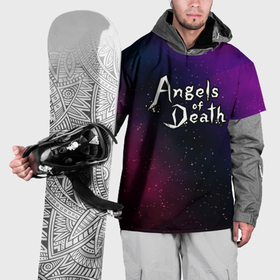 Накидка на куртку 3D с принтом Angels of Death gradient space в Екатеринбурге, 100% полиэстер |  | 