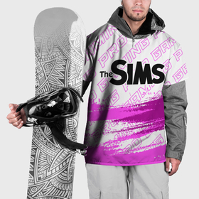 Накидка на куртку 3D с принтом The Sims pro gaming: символ сверху в Кировске, 100% полиэстер |  | 