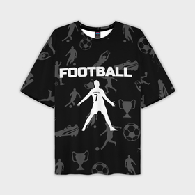 Мужская футболка oversize 3D с принтом Рональдо, время футбола ,  |  | 