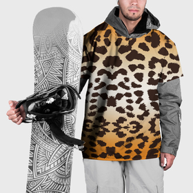 Накидка на куртку 3D с принтом Цвет леопарда в Кировске, 100% полиэстер |  | 