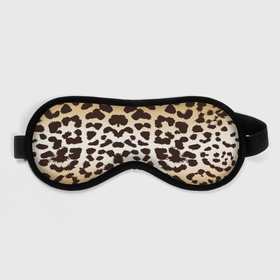 Маска для сна 3D с принтом Цвет леопарда , внешний слой — 100% полиэфир, внутренний слой — 100% хлопок, между ними — поролон |  | 