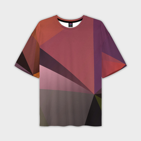 Мужская футболка oversize 3D с принтом Разные треугольники и геометрия в Белгороде,  |  | 