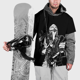 Накидка на куртку 3D с принтом Dead by daylight   Рыцарь в Курске, 100% полиэстер |  | Тематика изображения на принте: 