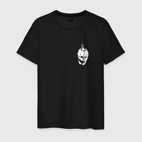 Мужская футболка хлопок с принтом Dead by daylight   Мементо мори   Memento mori в Тюмени, 100% хлопок | прямой крой, круглый вырез горловины, длина до линии бедер, слегка спущенное плечо. | 