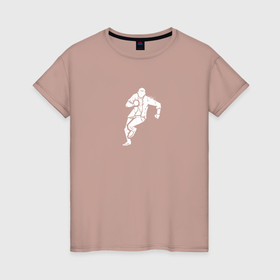 Женская футболка хлопок с принтом Dead by daylight   Железный орешек , 100% хлопок | прямой крой, круглый вырез горловины, длина до линии бедер, слегка спущенное плечо | 