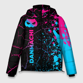 Мужская зимняя куртка 3D с принтом DanMachi   neon gradient: по вертикали в Белгороде, верх — 100% полиэстер; подкладка — 100% полиэстер; утеплитель — 100% полиэстер | длина ниже бедра, свободный силуэт Оверсайз. Есть воротник-стойка, отстегивающийся капюшон и ветрозащитная планка. 

Боковые карманы с листочкой на кнопках и внутренний карман на молнии. | Тематика изображения на принте: 