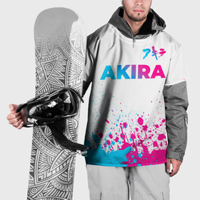 Накидка на куртку 3D с принтом Akira neon gradient style: символ сверху в Санкт-Петербурге, 100% полиэстер |  | 