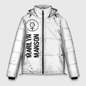 Мужская зимняя куртка 3D с принтом Marilyn Manson glitch на светлом фоне: по вертикали в Белгороде, верх — 100% полиэстер; подкладка — 100% полиэстер; утеплитель — 100% полиэстер | длина ниже бедра, свободный силуэт Оверсайз. Есть воротник-стойка, отстегивающийся капюшон и ветрозащитная планка. 

Боковые карманы с листочкой на кнопках и внутренний карман на молнии. | Тематика изображения на принте: 