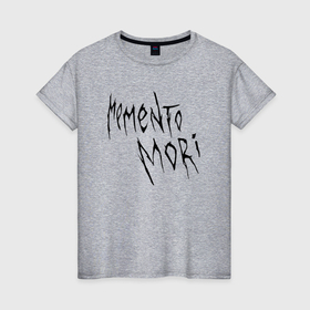 Женская футболка хлопок с принтом Memento mori Pharaoh в Петрозаводске, 100% хлопок | прямой крой, круглый вырез горловины, длина до линии бедер, слегка спущенное плечо | 