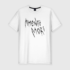 Мужская футболка хлопок Slim с принтом Memento mori Pharaoh в Санкт-Петербурге, 92% хлопок, 8% лайкра | приталенный силуэт, круглый вырез ворота, длина до линии бедра, короткий рукав | Тематика изображения на принте: 
