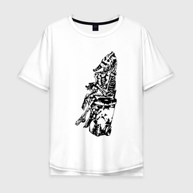 Мужская футболка хлопок Oversize с принтом Pharaoh rap в Санкт-Петербурге, 100% хлопок | свободный крой, круглый ворот, “спинка” длиннее передней части | Тематика изображения на принте: 