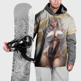 Накидка на куртку 3D с принтом Аниме       девушка  в фэнтази  костюме в Тюмени, 100% полиэстер |  | Тематика изображения на принте: 