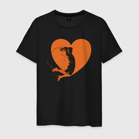 Мужская футболка хлопок с принтом Love slam dunk в Кировске, 100% хлопок | прямой крой, круглый вырез горловины, длина до линии бедер, слегка спущенное плечо. | Тематика изображения на принте: 