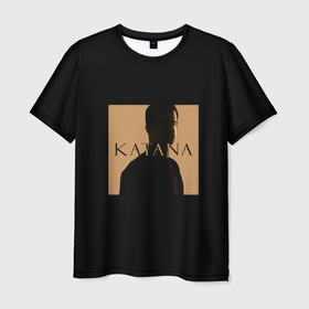 Мужская футболка 3D с принтом Ramil   Katana в Курске, 100% полиэфир | прямой крой, круглый вырез горловины, длина до линии бедер | Тематика изображения на принте: 