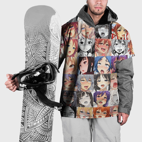 Накидка на куртку 3D с принтом Anime hentai ahegao manga в Белгороде, 100% полиэстер |  | Тематика изображения на принте: 