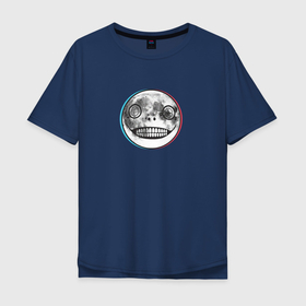 Мужская футболка хлопок Oversize с принтом Emil в Тюмени, 100% хлопок | свободный крой, круглый ворот, “спинка” длиннее передней части | 