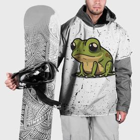 Накидка на куртку 3D с принтом Маленькая лягушка , 100% полиэстер |  | Тематика изображения на принте: 