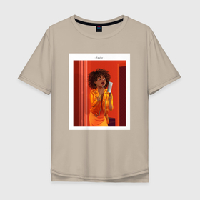 Мужская футболка хлопок Oversize с принтом Taylor Harding   Why Women Kill в Курске, 100% хлопок | свободный крой, круглый ворот, “спинка” длиннее передней части | 