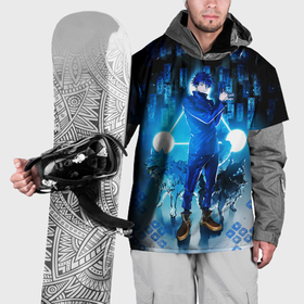 Накидка на куртку 3D с принтом Магическая Битва Фушигуро Мегуми , 100% полиэстер |  | Тематика изображения на принте: 