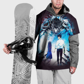 Накидка на куртку 3D с принтом Магическая битва проклятие в Санкт-Петербурге, 100% полиэстер |  | 
