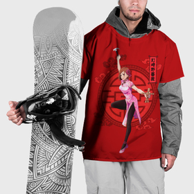Накидка на куртку 3D с принтом Магическая битва Кугисаки Нобара в Тюмени, 100% полиэстер |  | 