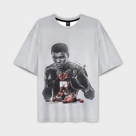 Мужская футболка oversize 3D с принтом The greatest   Muhammad Ali в Санкт-Петербурге,  |  | 