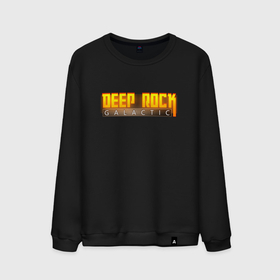 Мужской свитшот хлопок с принтом Deep Rock Galactic logo в Петрозаводске, 100% хлопок |  | Тематика изображения на принте: 