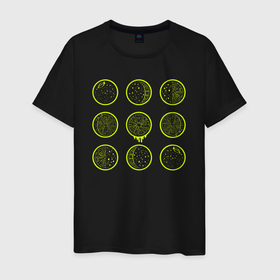 Мужская футболка хлопок с принтом Лаймовый цикл в Курске, 100% хлопок | прямой крой, круглый вырез горловины, длина до линии бедер, слегка спущенное плечо. | Тематика изображения на принте: 