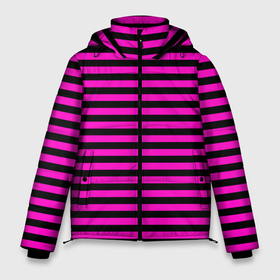 Мужская зимняя куртка 3D с принтом Черно розовые Эмо полосы в Тюмени, верх — 100% полиэстер; подкладка — 100% полиэстер; утеплитель — 100% полиэстер | длина ниже бедра, свободный силуэт Оверсайз. Есть воротник-стойка, отстегивающийся капюшон и ветрозащитная планка. 

Боковые карманы с листочкой на кнопках и внутренний карман на молнии. | Тематика изображения на принте: 