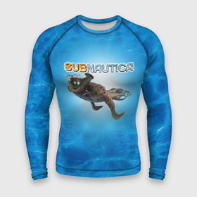 Мужской рашгард 3D с принтом Subnautica приключение в городе Новоалтайск,  |  | Тематика изображения на принте: 