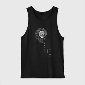 Мужская майка хлопок с принтом Вселенная: ход времени в городе Новоалтайск, 100% хлопок |  | 