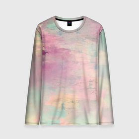 Мужской лонгслив 3D Живопись из разных красок: в Ухте, 100% полиэстер | длинные рукава, круглый вырез горловины, полуприлегающий силуэт |