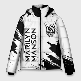 Мужская зимняя куртка 3D с принтом Marilyn Manson и рок символ на светлом фоне в Белгороде, верх — 100% полиэстер; подкладка — 100% полиэстер; утеплитель — 100% полиэстер | длина ниже бедра, свободный силуэт Оверсайз. Есть воротник-стойка, отстегивающийся капюшон и ветрозащитная планка. 

Боковые карманы с листочкой на кнопках и внутренний карман на молнии. | Тематика изображения на принте: 