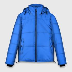 Мужская зимняя куртка 3D с принтом Однотонный неоновый синий цвет , верх — 100% полиэстер; подкладка — 100% полиэстер; утеплитель — 100% полиэстер | длина ниже бедра, свободный силуэт Оверсайз. Есть воротник-стойка, отстегивающийся капюшон и ветрозащитная планка. 

Боковые карманы с листочкой на кнопках и внутренний карман на молнии. | 