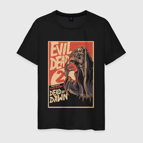 Мужская футболка хлопок с принтом Evil Dead 2 в Кировске, 100% хлопок | прямой крой, круглый вырез горловины, длина до линии бедер, слегка спущенное плечо. | 