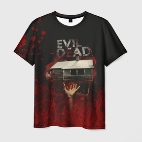 Мужская футболка 3D с принтом Хижина Ноуби   Зловещие мертвецы в Курске, 100% полиэфир | прямой крой, круглый вырез горловины, длина до линии бедер | 