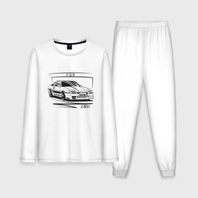 Мужская пижама с лонгсливом хлопок с принтом Toyota Supra MK3 ,  |  | 