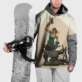 Накидка на куртку 3D с принтом Fable II Кувалда в Кировске, 100% полиэстер |  | Тематика изображения на принте: 