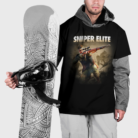 Накидка на куртку 3D с принтом Sniper Elite 5 в Ухте, 100% полиэстер |  | Тематика изображения на принте: 