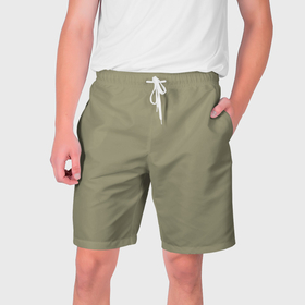 Мужские шорты 3D с принтом Зеленый тренд  без принта в Тюмени,  полиэстер 100% | прямой крой, два кармана без застежек по бокам. Мягкая трикотажная резинка на поясе, внутри которой широкие завязки. Длина чуть выше колен | 