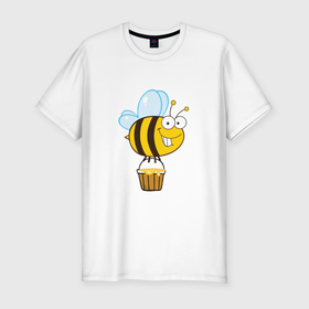 Мужская футболка хлопок Slim с принтом Время собирать мед в Курске, 92% хлопок, 8% лайкра | приталенный силуэт, круглый вырез ворота, длина до линии бедра, короткий рукав | 