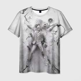 Мужская футболка 3D с принтом Evil Within 2 , 100% полиэфир | прямой крой, круглый вырез горловины, длина до линии бедер | 