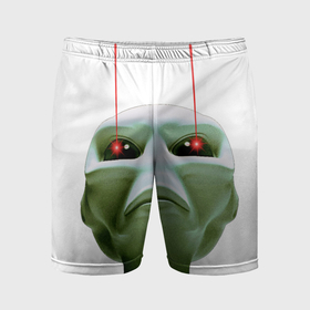 Мужские шорты спортивные с принтом Пришелец атакует в Тюмени,  |  | 