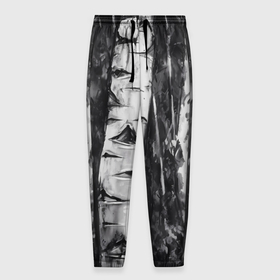 Мужские брюки 3D с принтом Березки в Санкт-Петербурге, 100% полиэстер | манжеты по низу, эластичный пояс регулируется шнурком, по бокам два кармана без застежек, внутренняя часть кармана из мелкой сетки | 