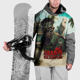 Накидка на куртку 3D с принтом dead island  2   zombie в Новосибирске, 100% полиэстер |  | 