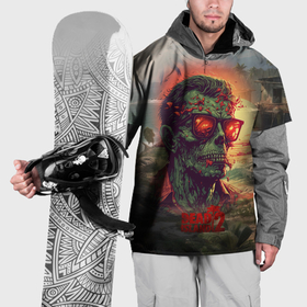 Накидка на куртку 3D с принтом dead island 2   zombie в Новосибирске, 100% полиэстер |  | 